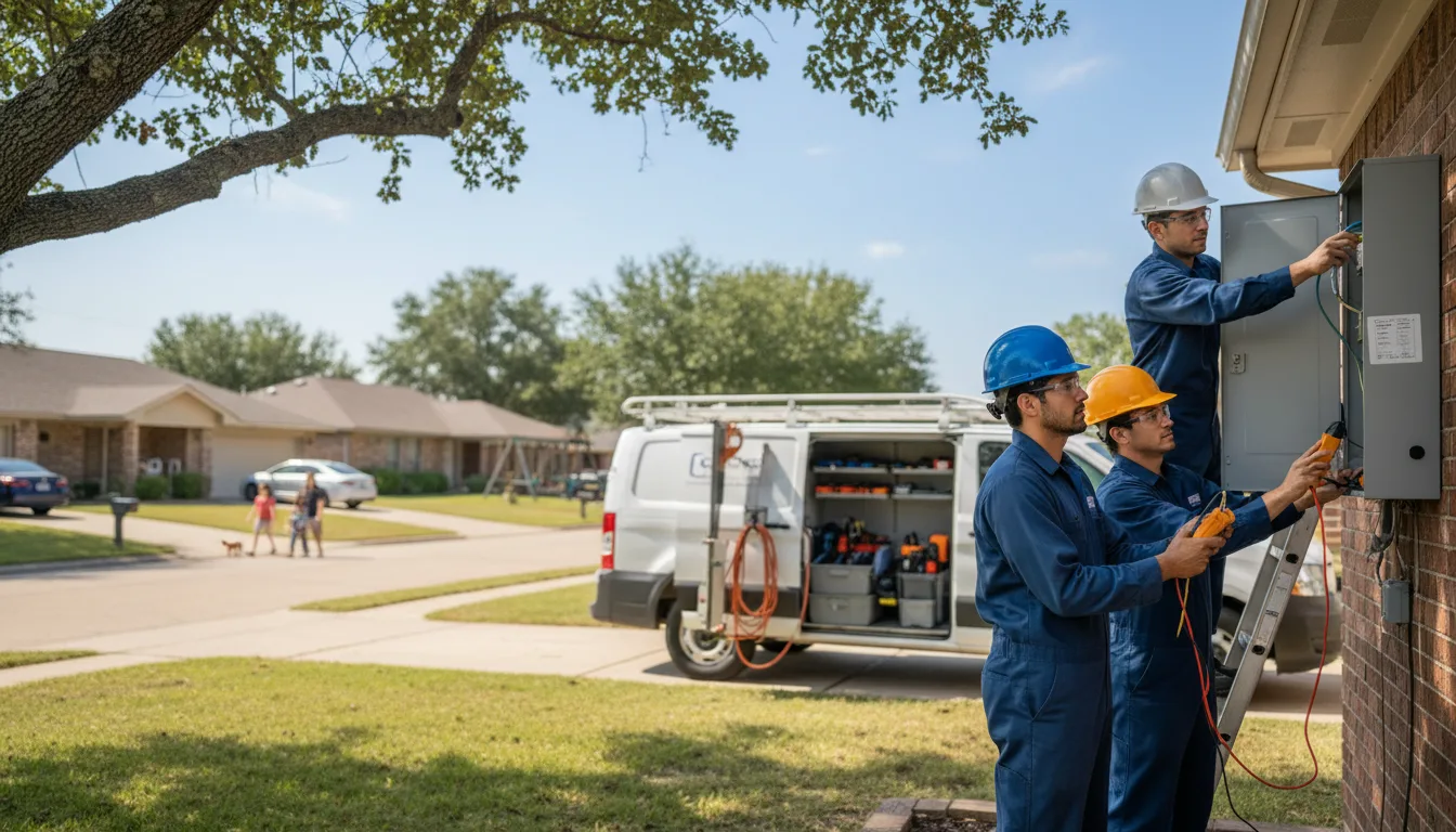 Certified electrician providing emergency electrical services in Duff, TN